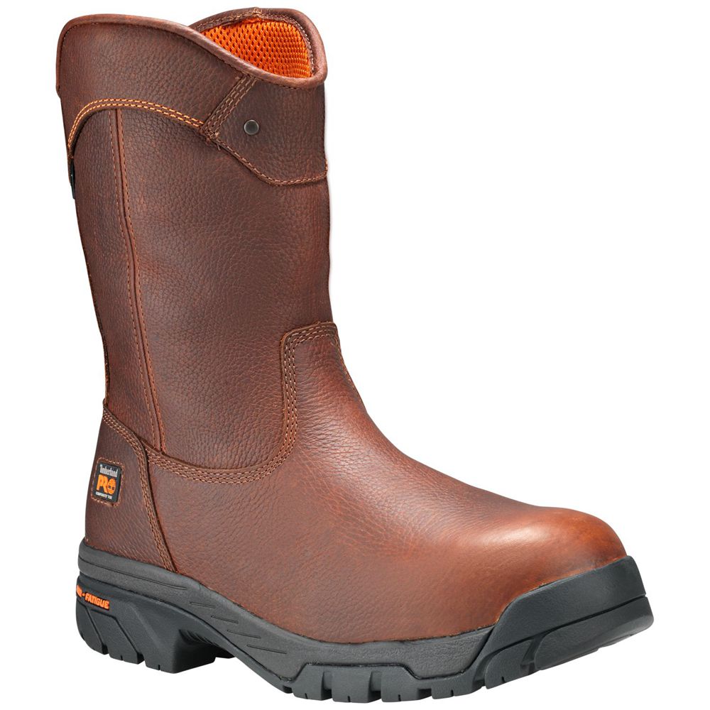 Bocanci De Muncă Timberland Barbati Maro - Pro® Helix Wellington Comp Toe - Romania - QTDZFK571